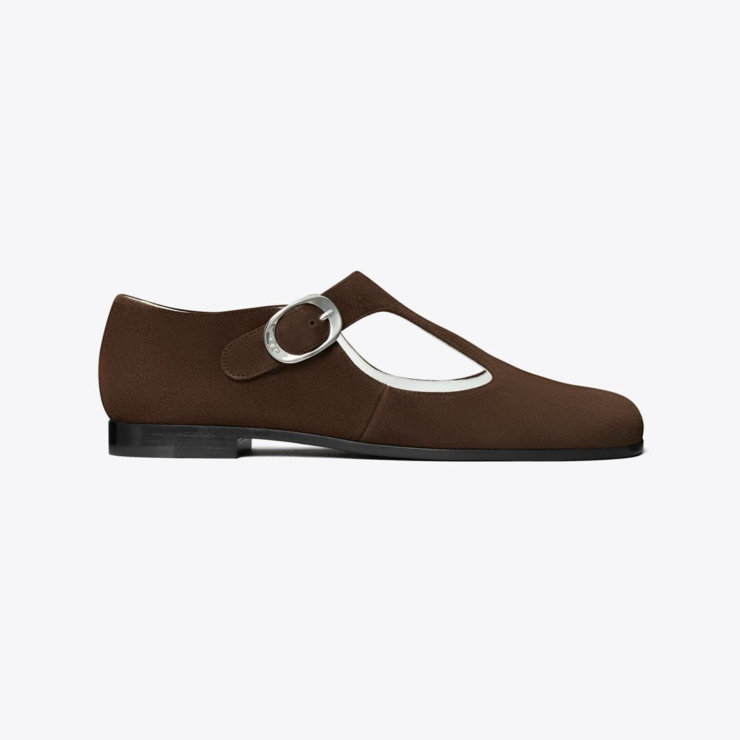Tory Burch Violet T-Strap DARK COCOA