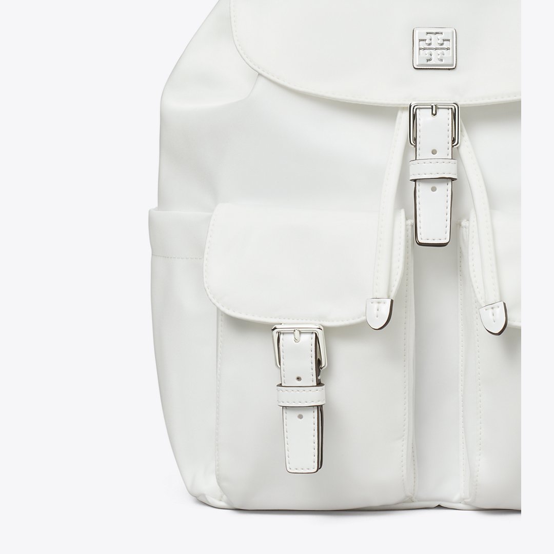 Tory Burch Virginia Backpack White