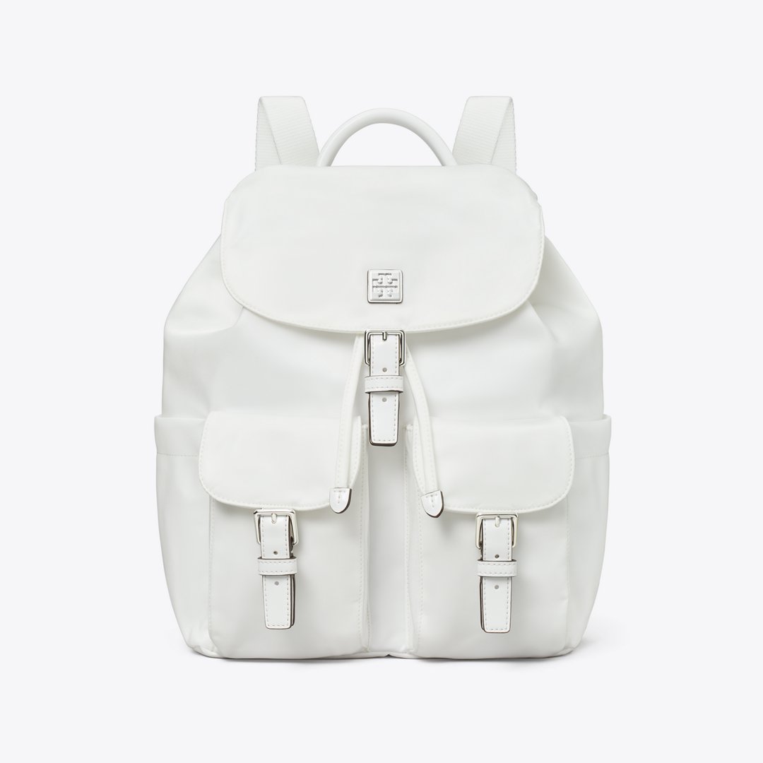 Tory Burch Virginia Backpack White