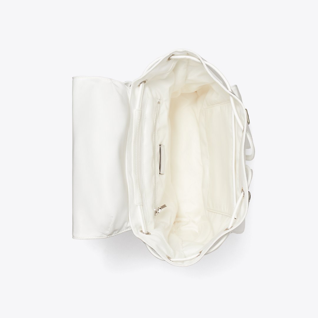 Tory Burch Virginia Backpack White