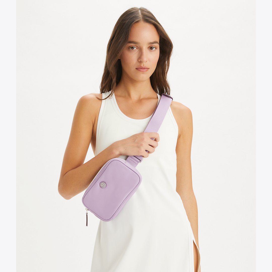 Tory Burch Virginia Belt Bag Purple Heather