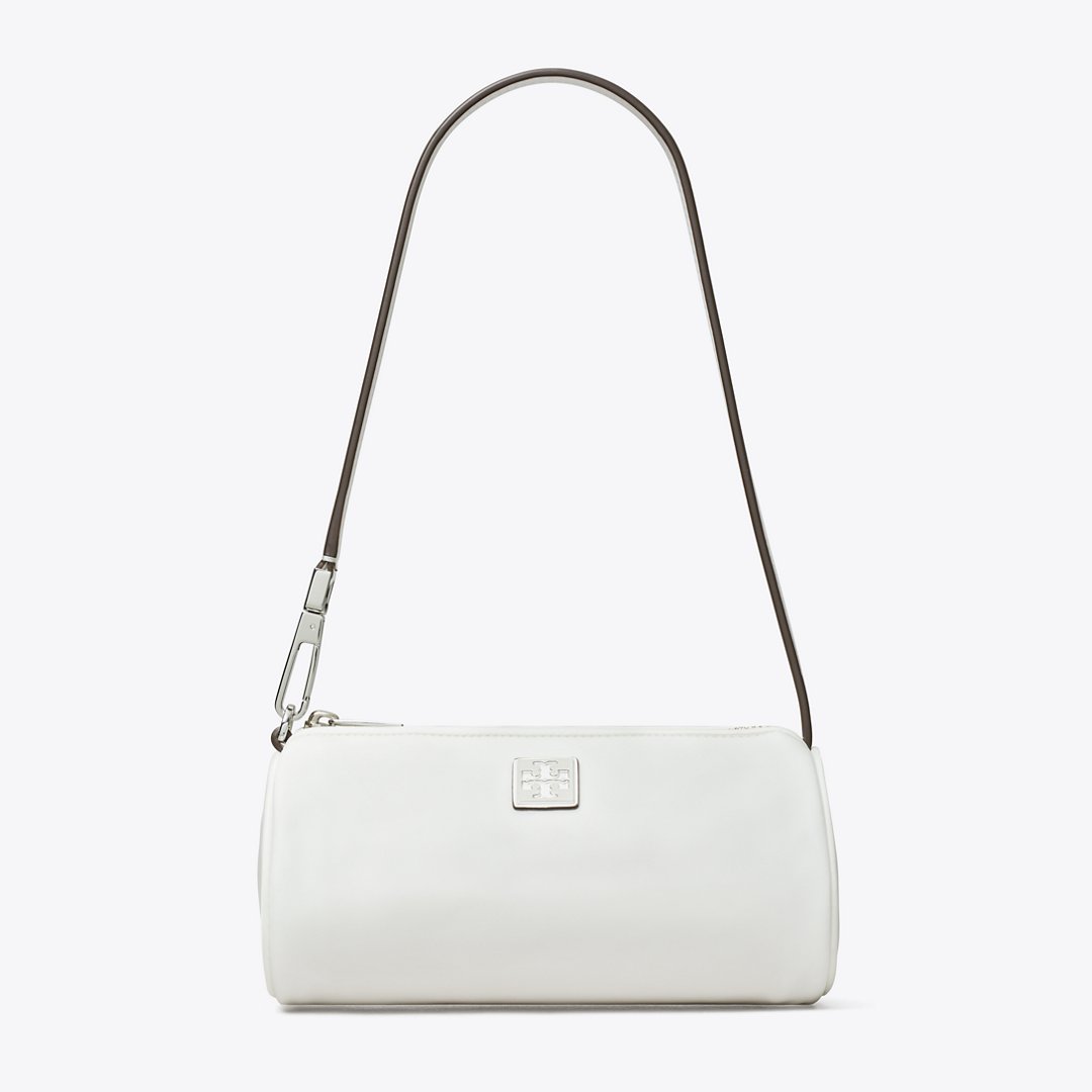Tory Burch Virginia Cylinder Bag White