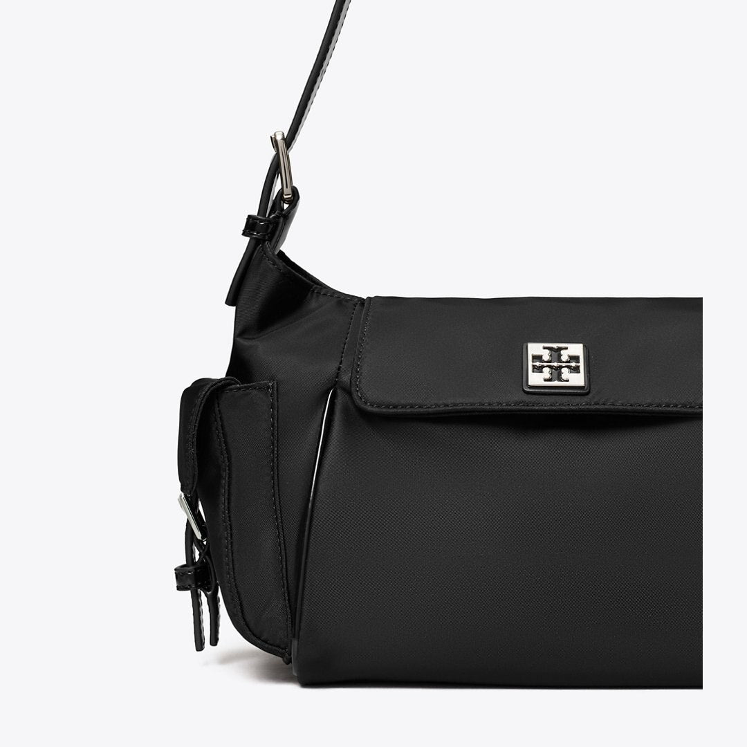 Tory Burch Virginia Pocket Shoulder Bag Black