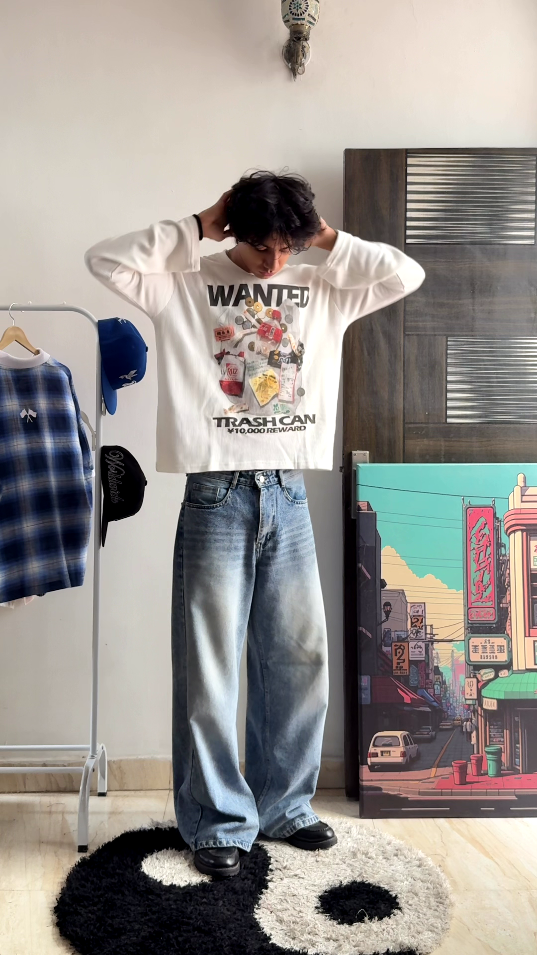 checkout waffle tee