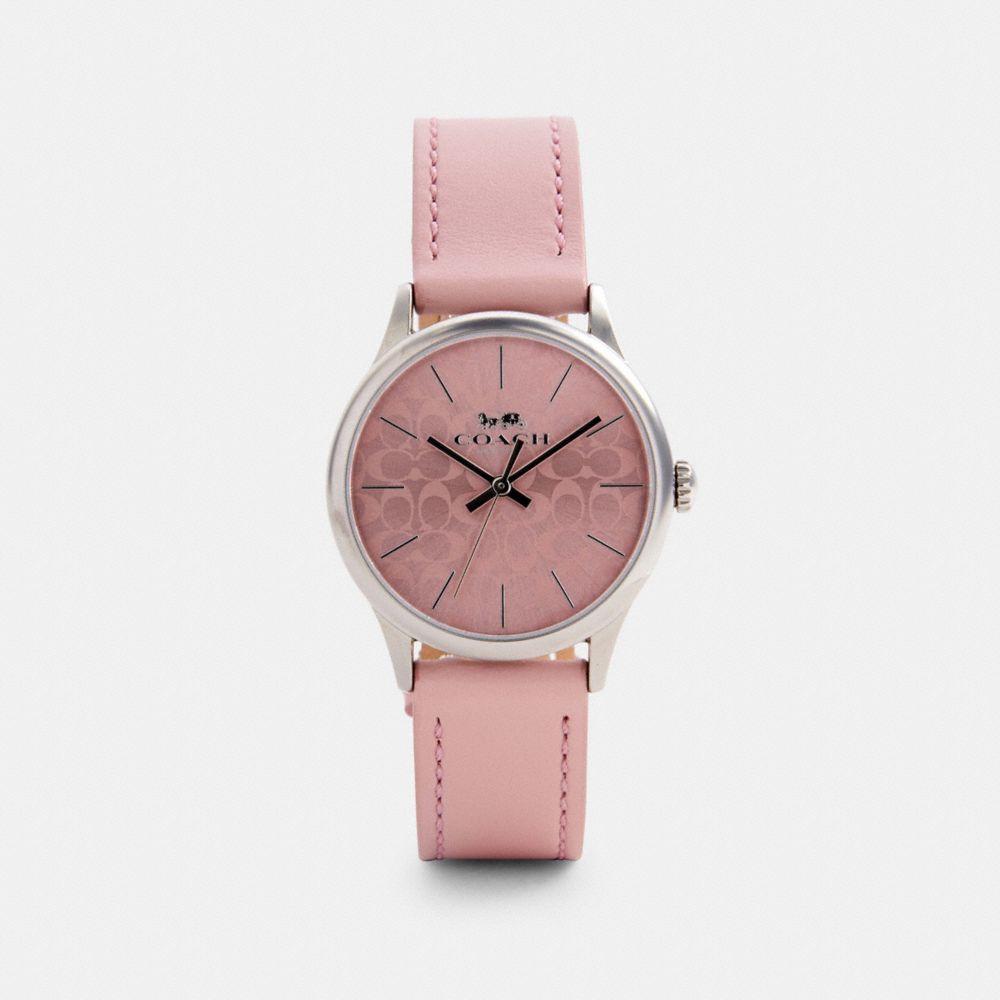 Coach Boxed Ruby Watch Gift Set, 32 Mm Stainless Steel