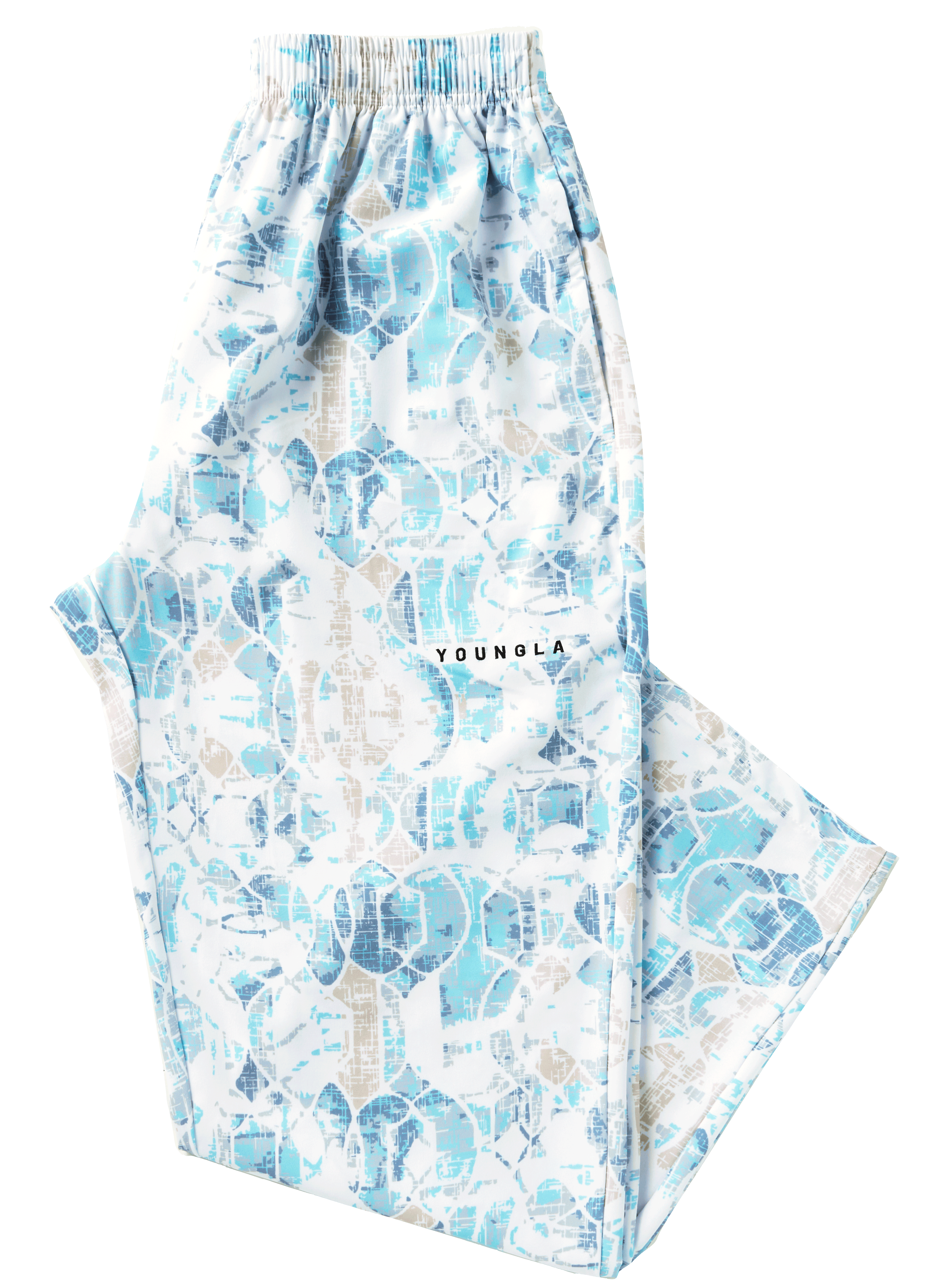 YoungLA W250 Ugly A** joggers Teal Haze