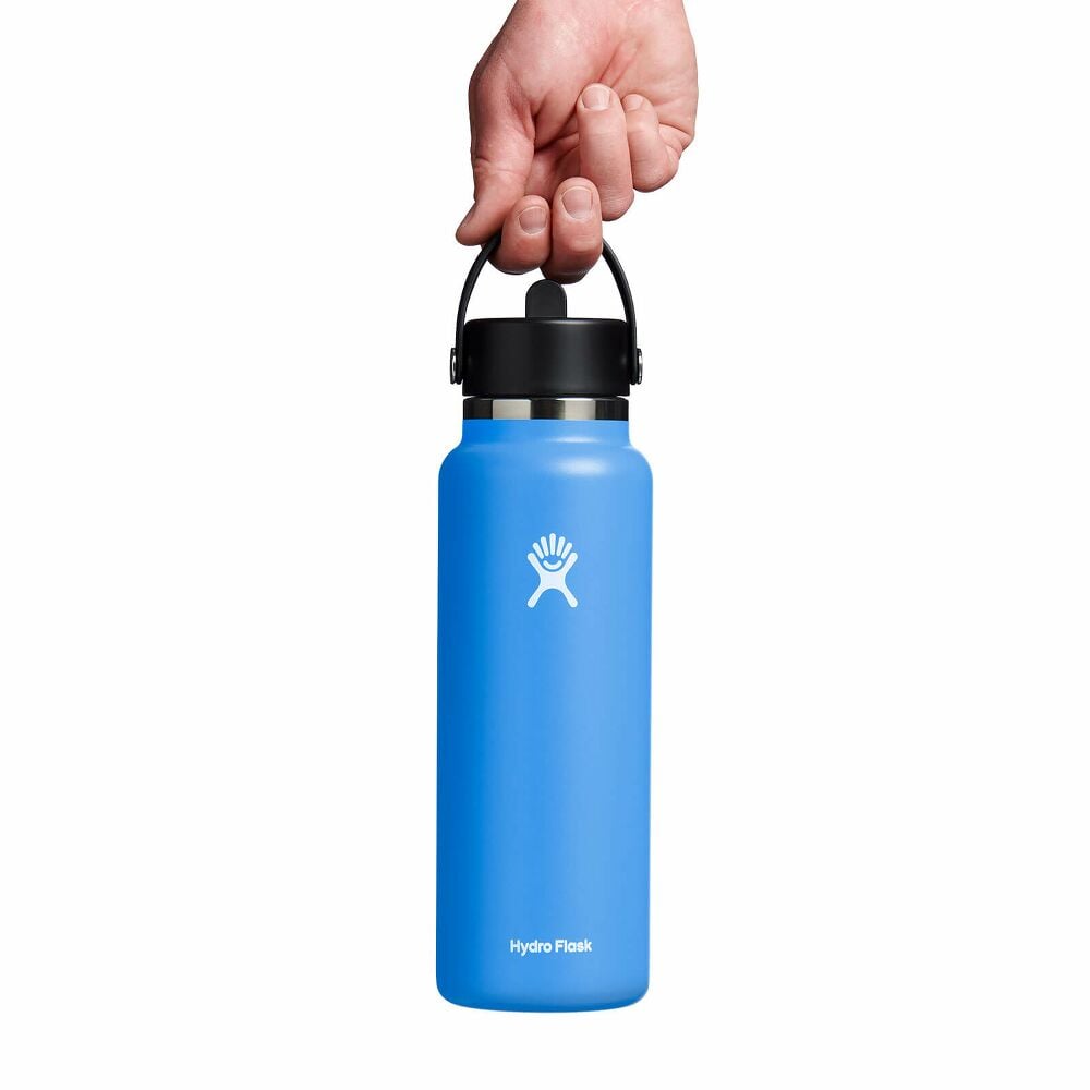 Hydro Flask 40 Oz Wide Mouth W/ Flex Straw Cap