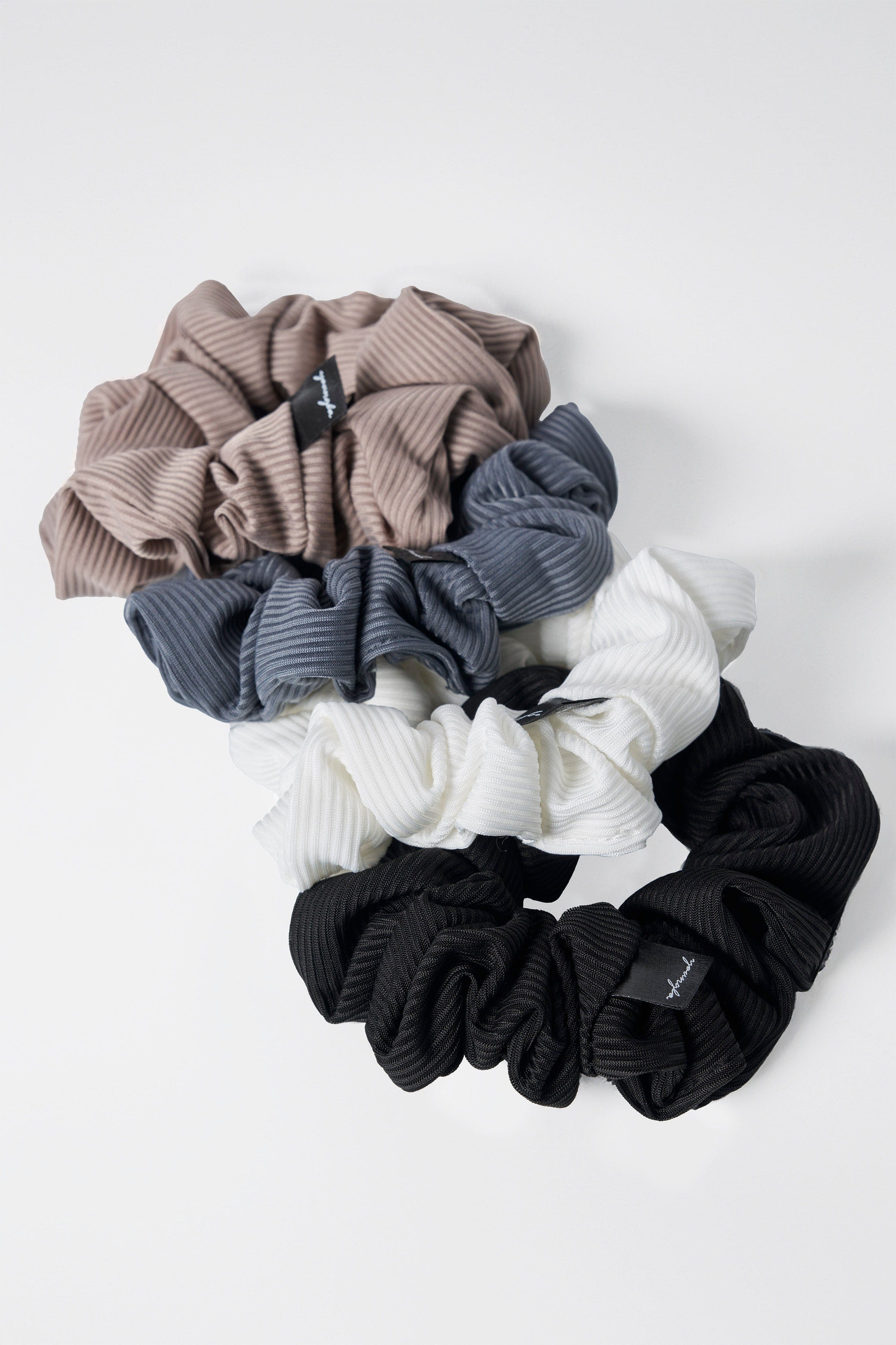 YoungLA W625 Ribbed Scrunchie Assorted Pack