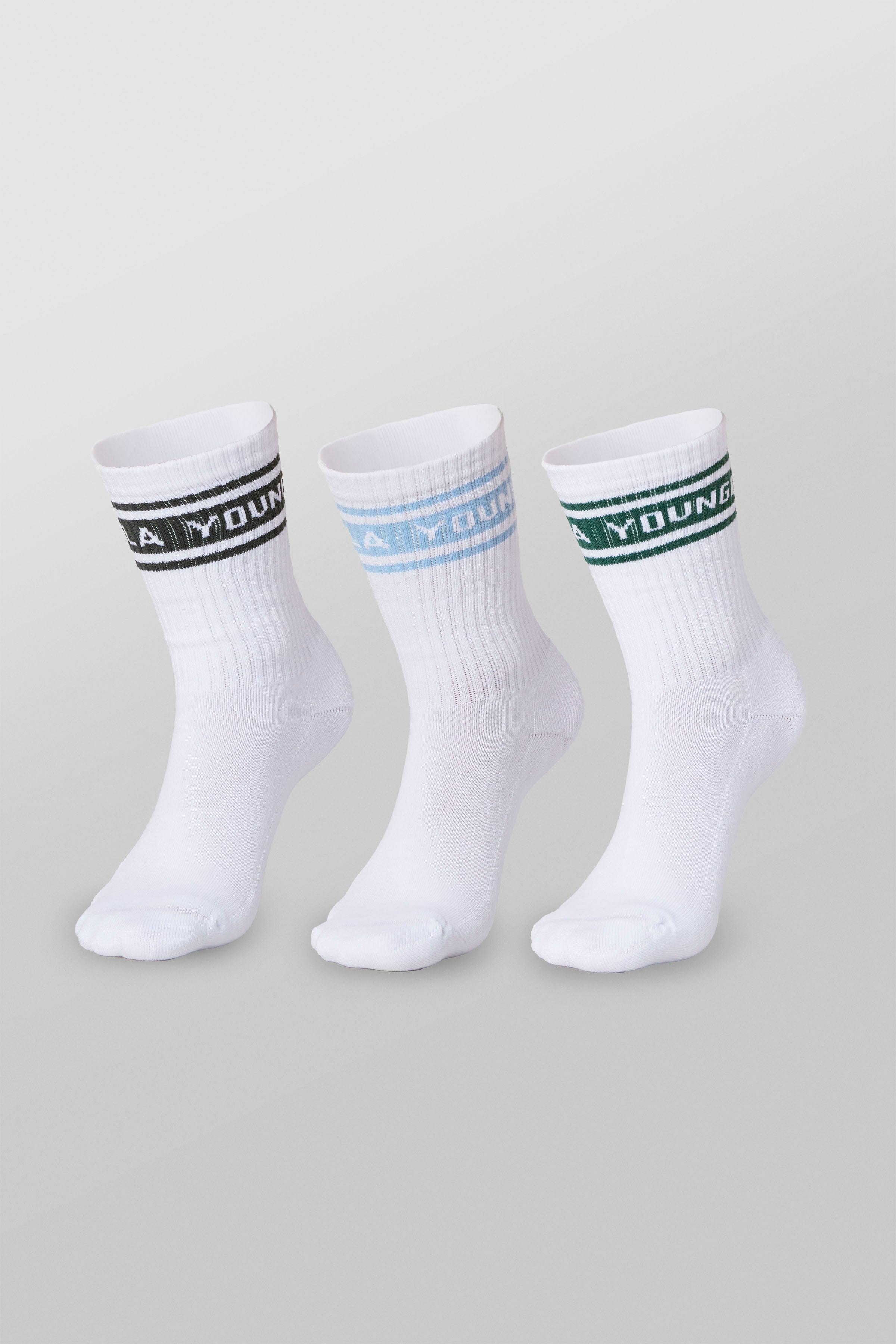YoungLA W638 - Elevate crew socks Blue Pack