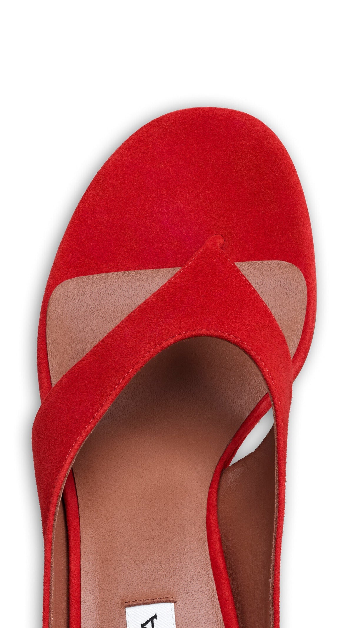 Alaïa Cube Thong Mules In Suede