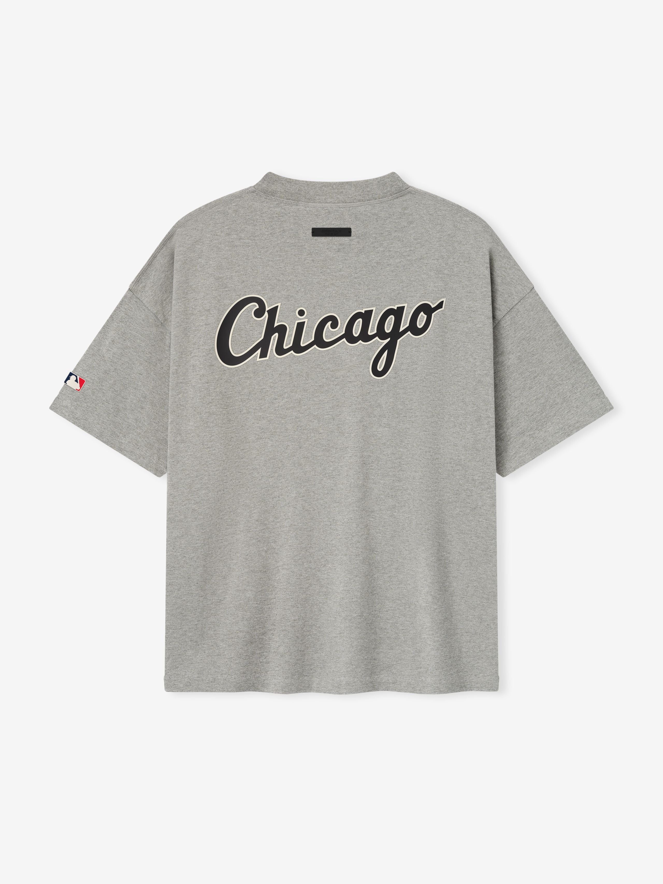 Essentials White Sox 90S Tee Concrete Heather