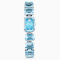 Swarovski Watch Octagon Cut Bracelet Blue Stainless Steel SW5729722