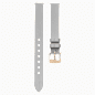 Swarovski Watch Strap 12 Mm (0.47") Width Leather Silver Tone Rose Gold-Tone Finish SW5723414