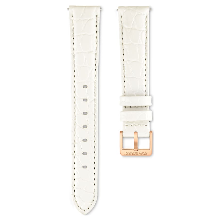 Swarovski Watch Strap 16 Mm (0.63") Width Leather Strap White SW5687031