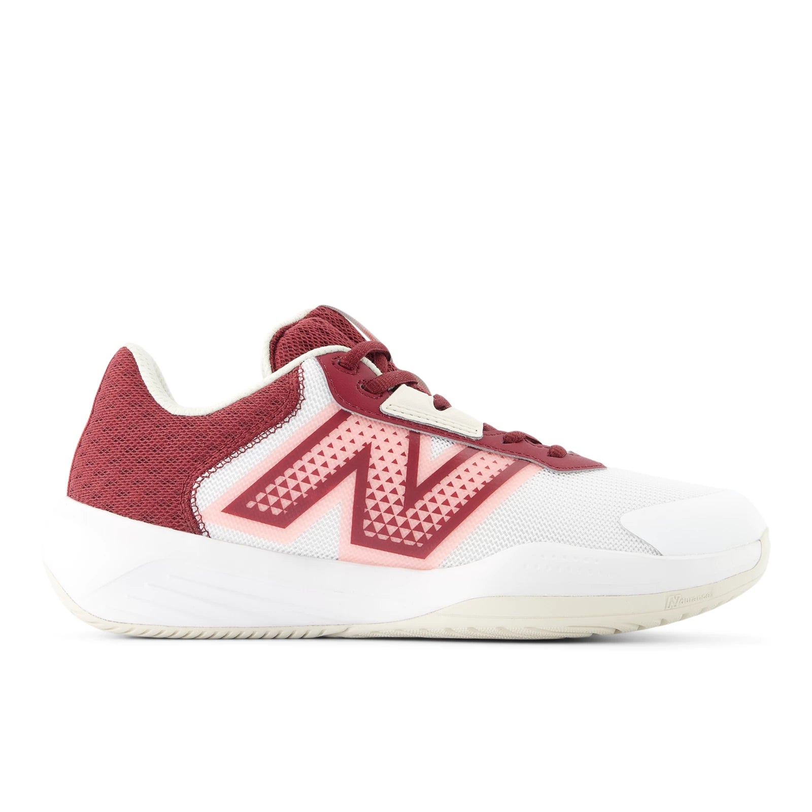 New Balance 696V6 White With Monarch Burgundy Womens White With Monarch Burgundy