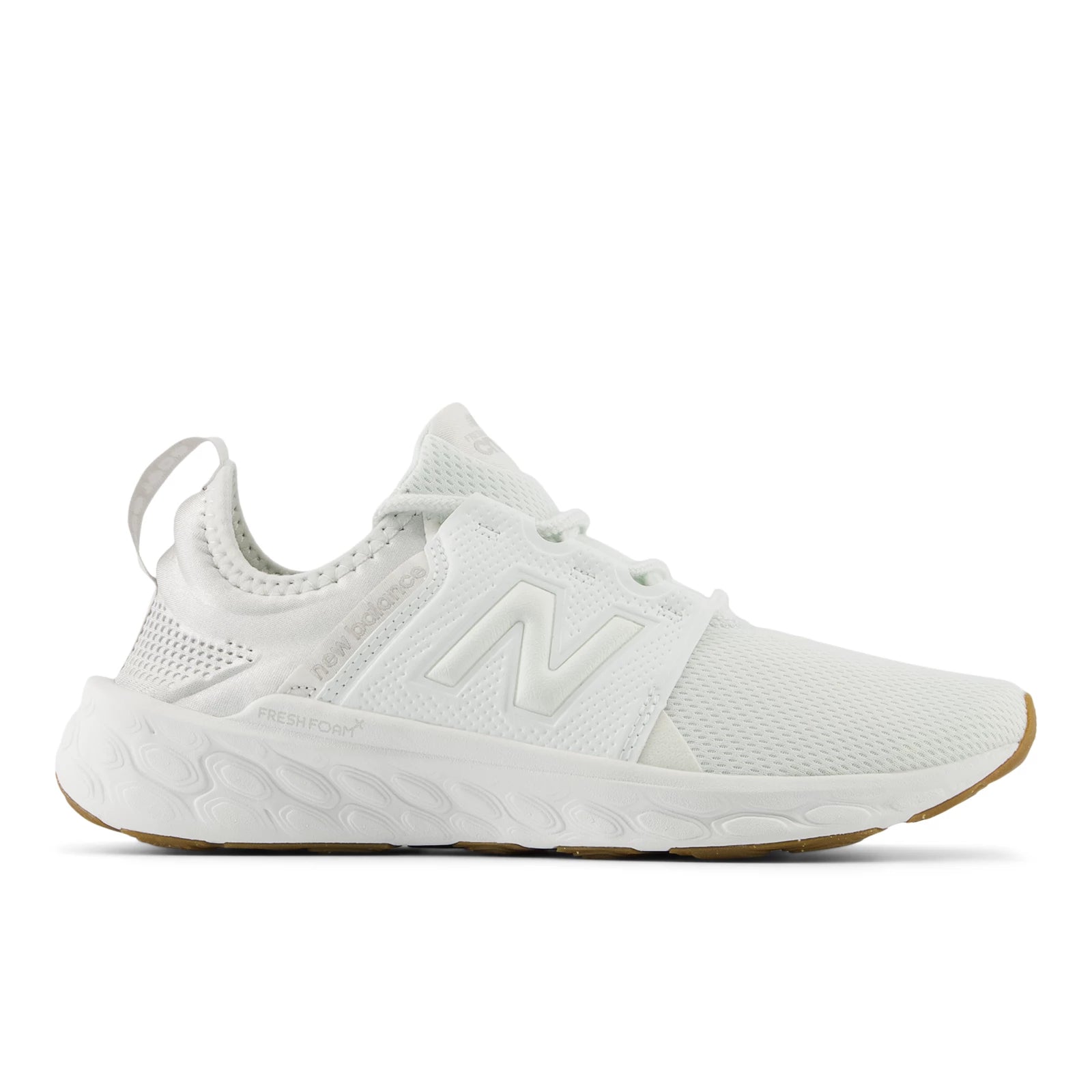 New Balance Fresh Foam X Cruz V3 White With Gum 020 Womens White With Gum 020