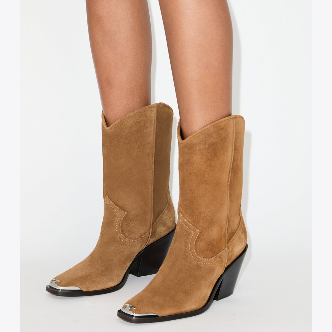 Tory Burch Western Boot TOASTED GINGER / CAPPUCINO