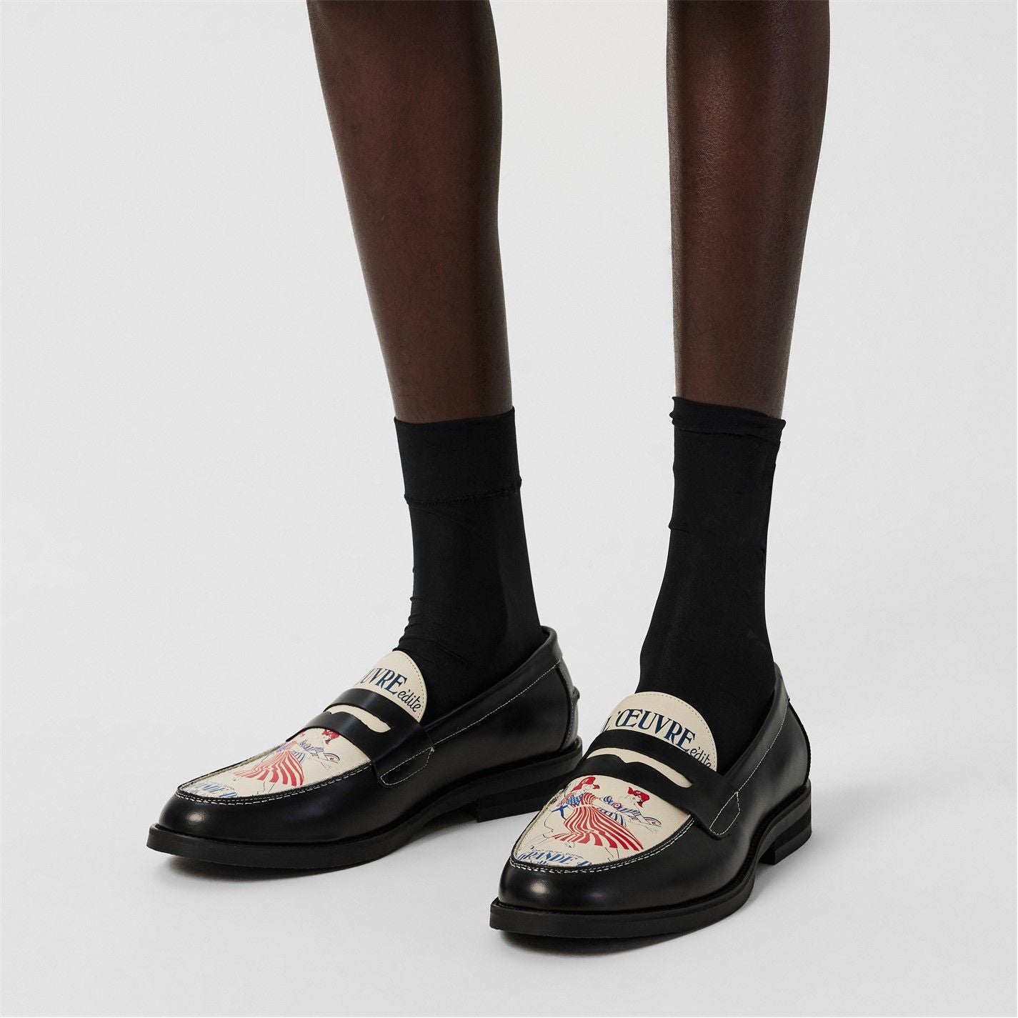 Wilde La Grande Paix Penny Loafers Black