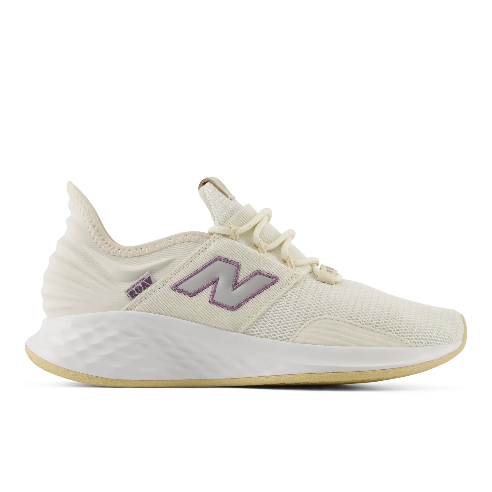New Balance Fresh Foam Roav Sea Salt With Linen And Candied Violet Womens Sea Salt With Linen And Candied Violet