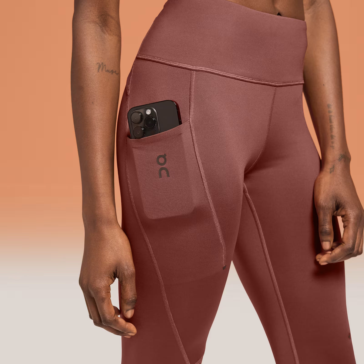 On Performance Tights 7/8 Ruby (Women'S)