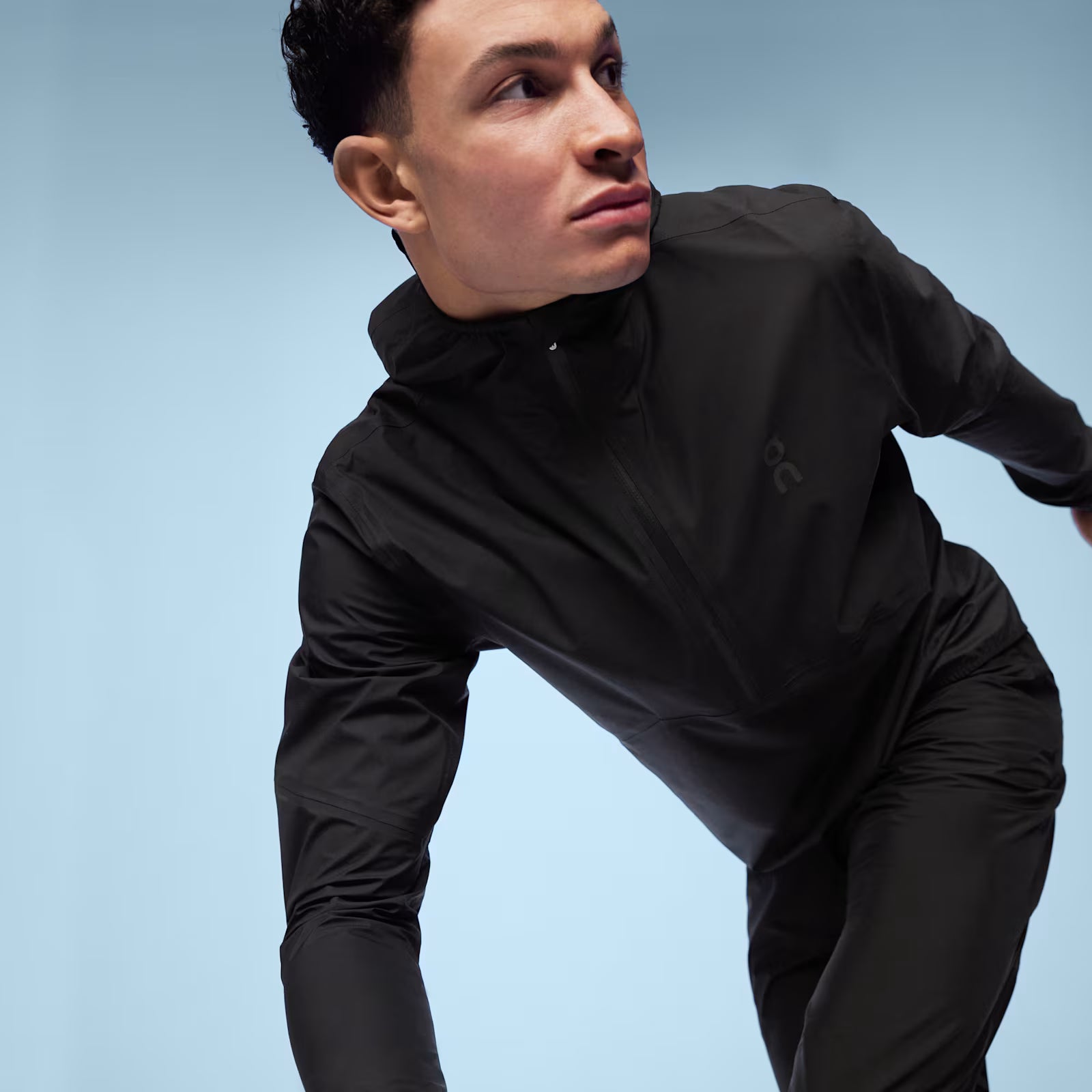 On Waterproof Anorak Black
