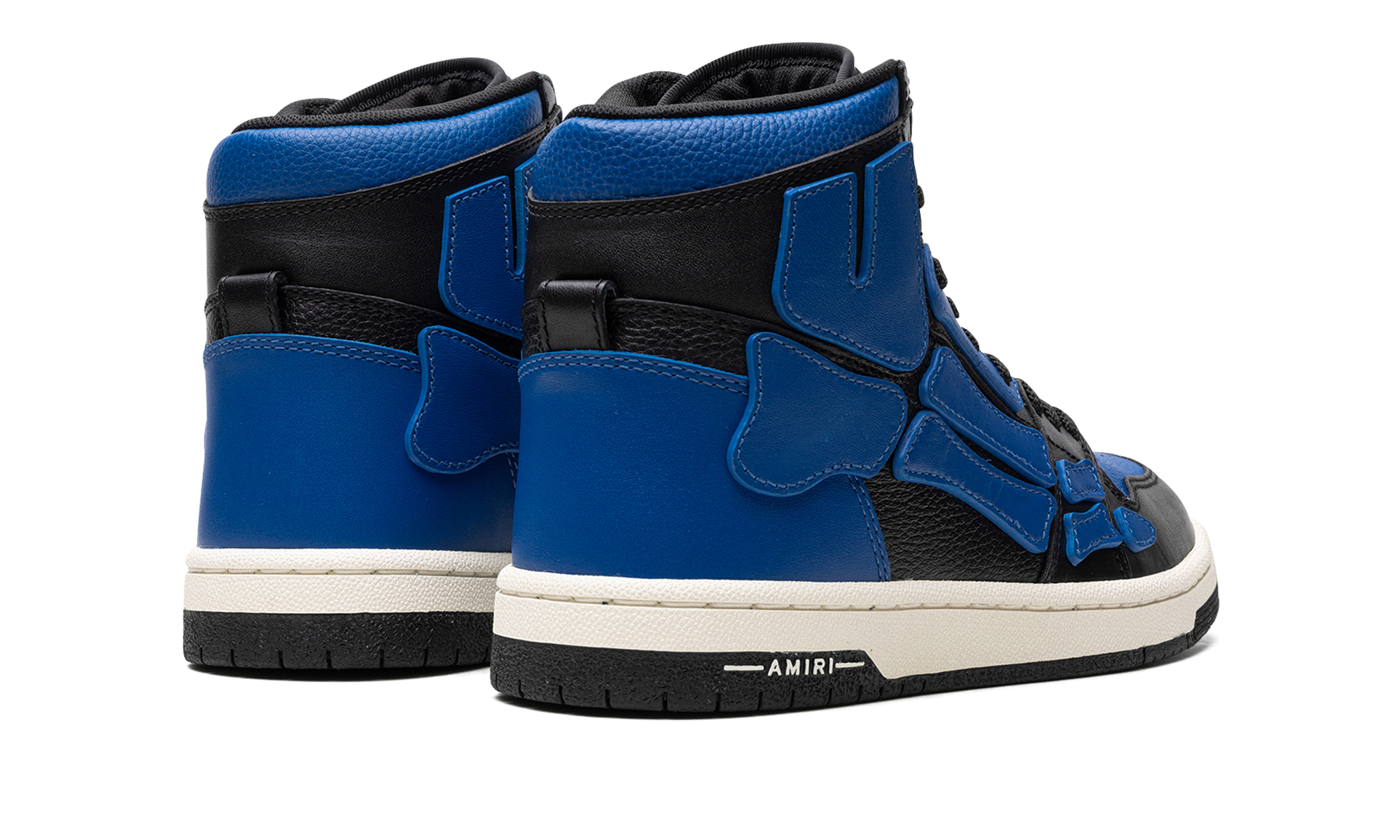 AMIRI Skel Panelled High Top Blue Black