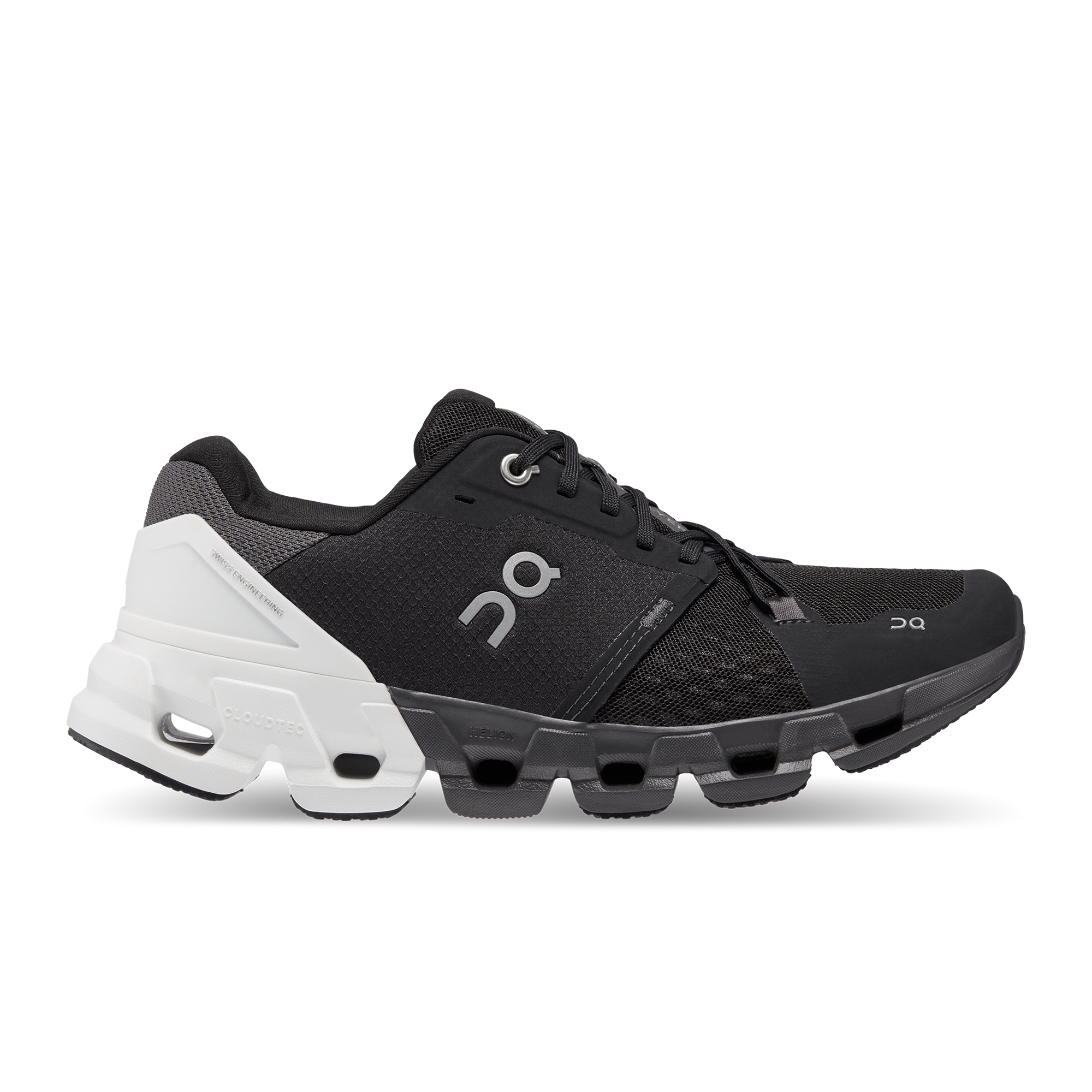 On Cloudflyer 4 Wide Black White (Women'S)