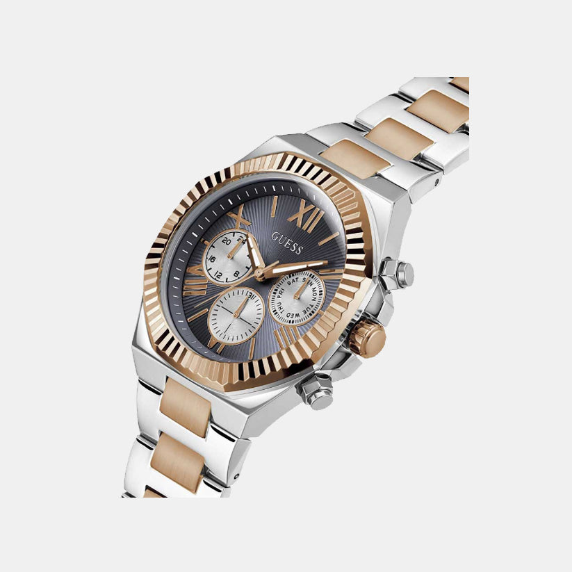 Guess Gd Equity Men Quartz Blue Dial Analog Stainless Steel Gw0703G4