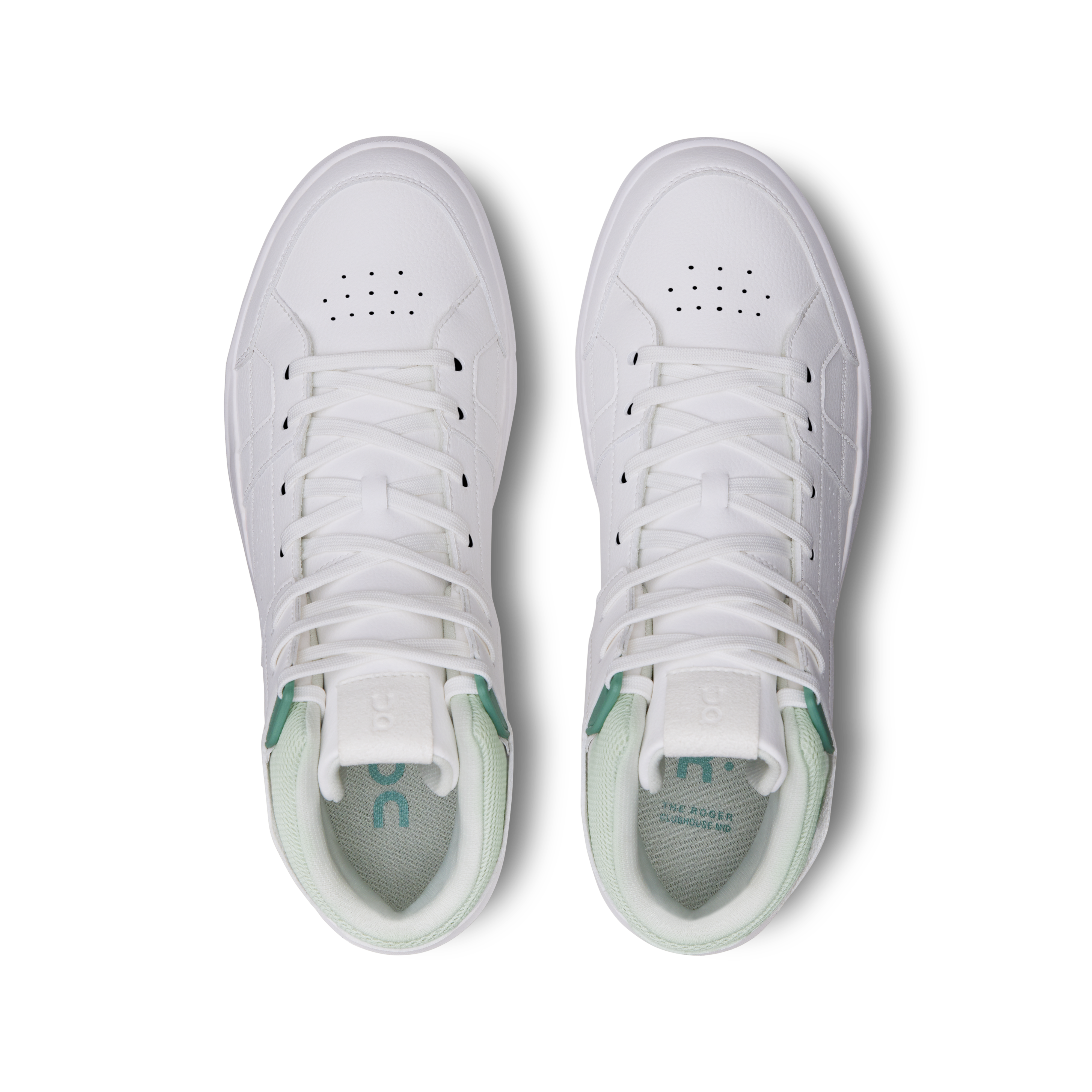 On The Roger Clubhouse Mid White Green