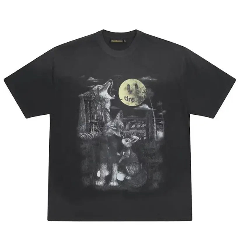 drew house full moon ss tee faded Black Black Friday XS