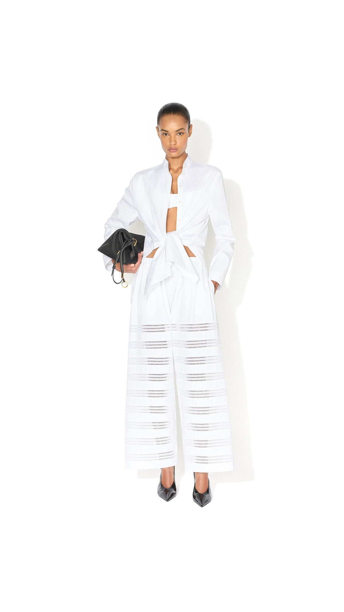 Alaïa Round Poplin Pants