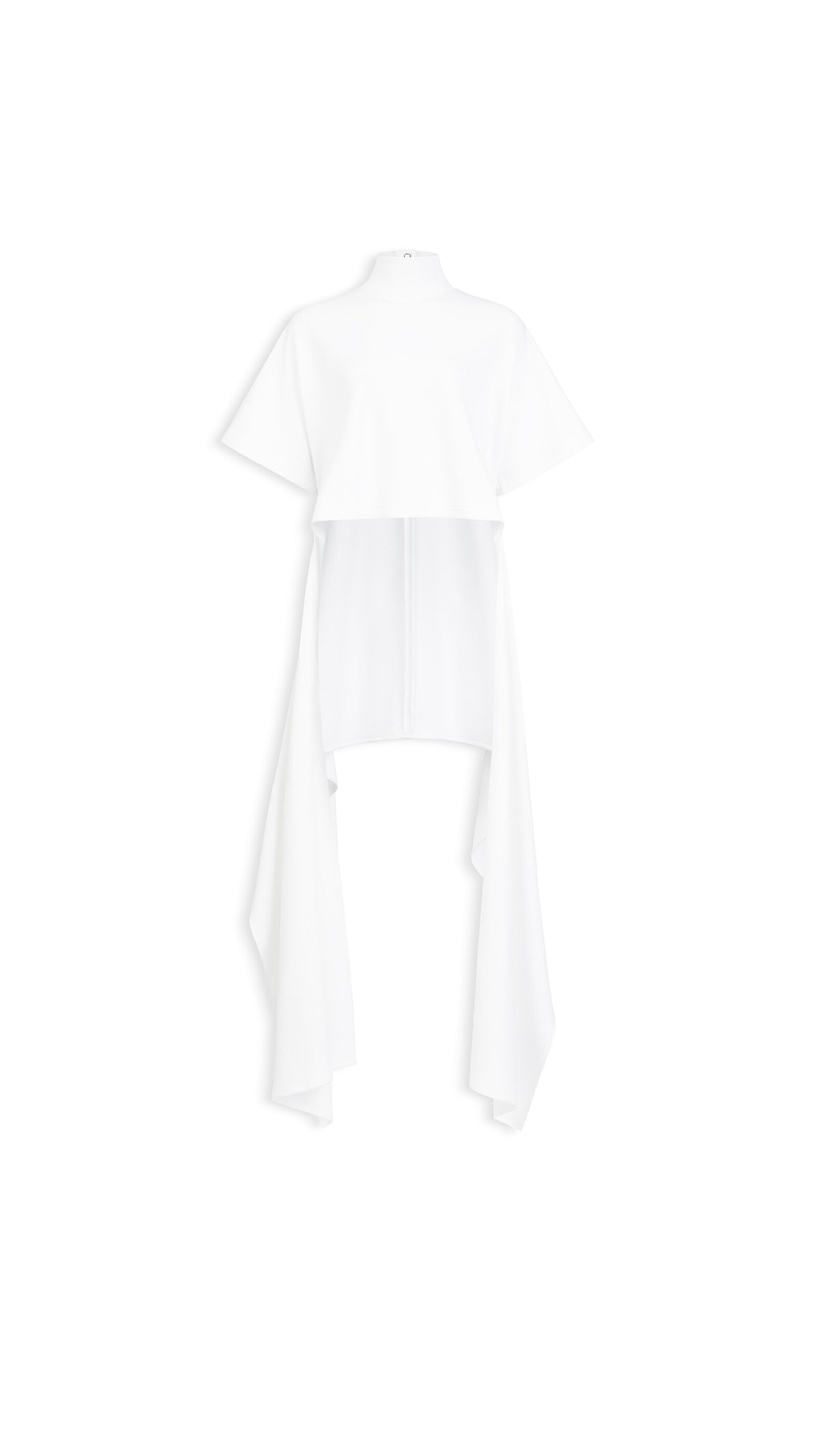 Alaïa Asymmetric Cotton Jersey T-Shirt