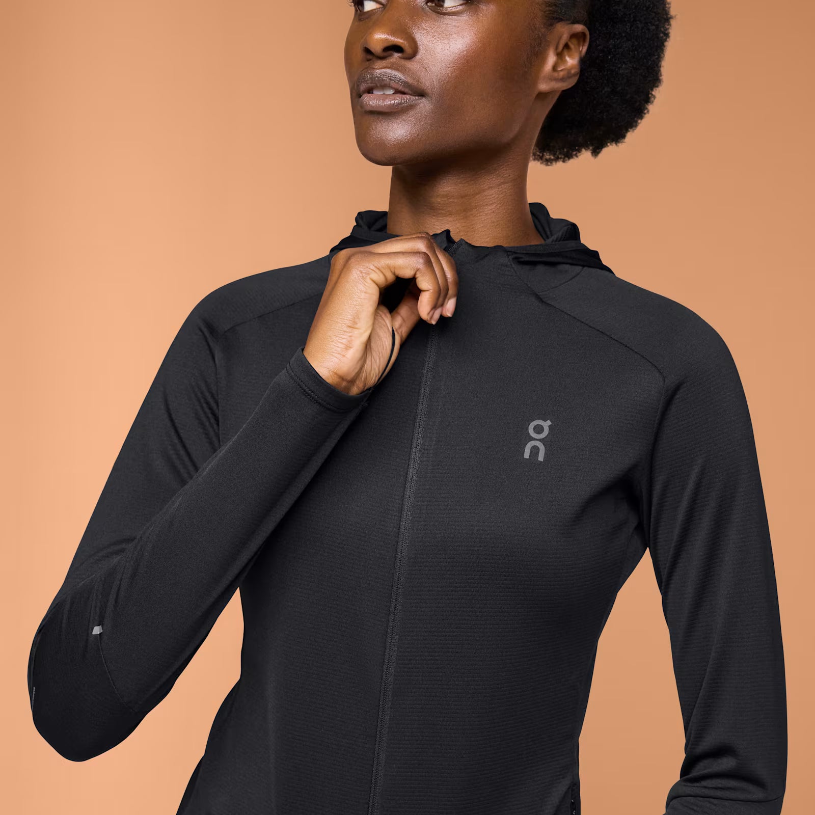 On Climate Zip Hoodie Black (Women'S)