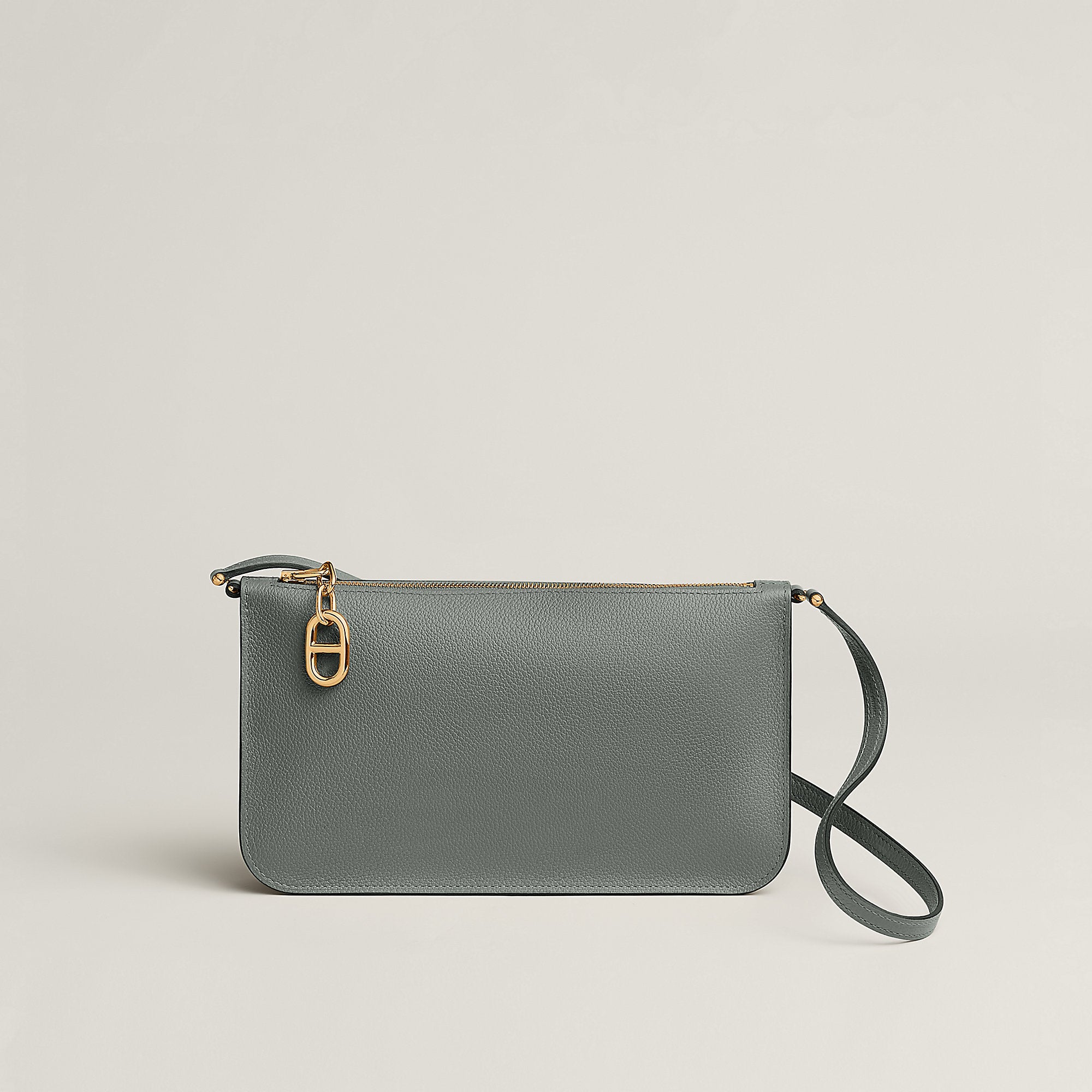 Hermes Zipengo Chaine D'Ancre To Go Pouch Vert Amande