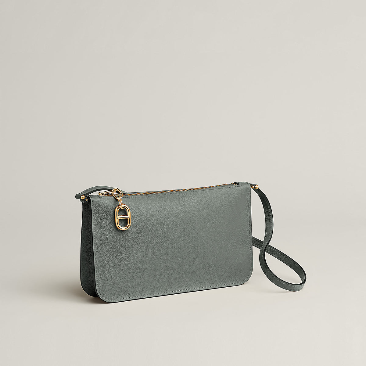 Hermes Zipengo Chaine D'Ancre To Go Pouch Vert Amande