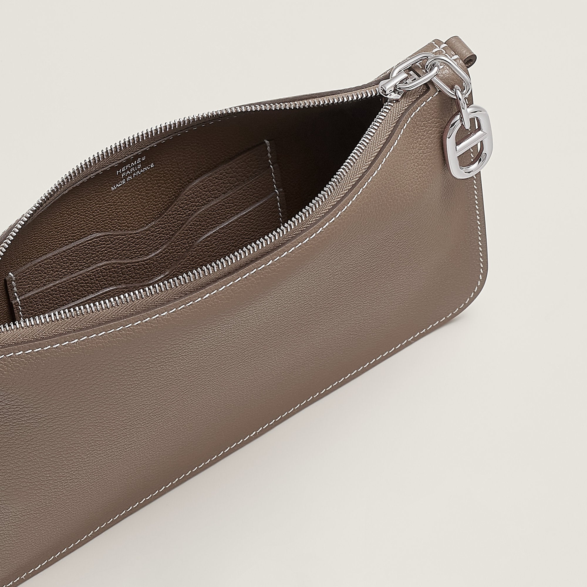 Hermes Zipengo Chaine D'Ancre To Go Pouch Toupe