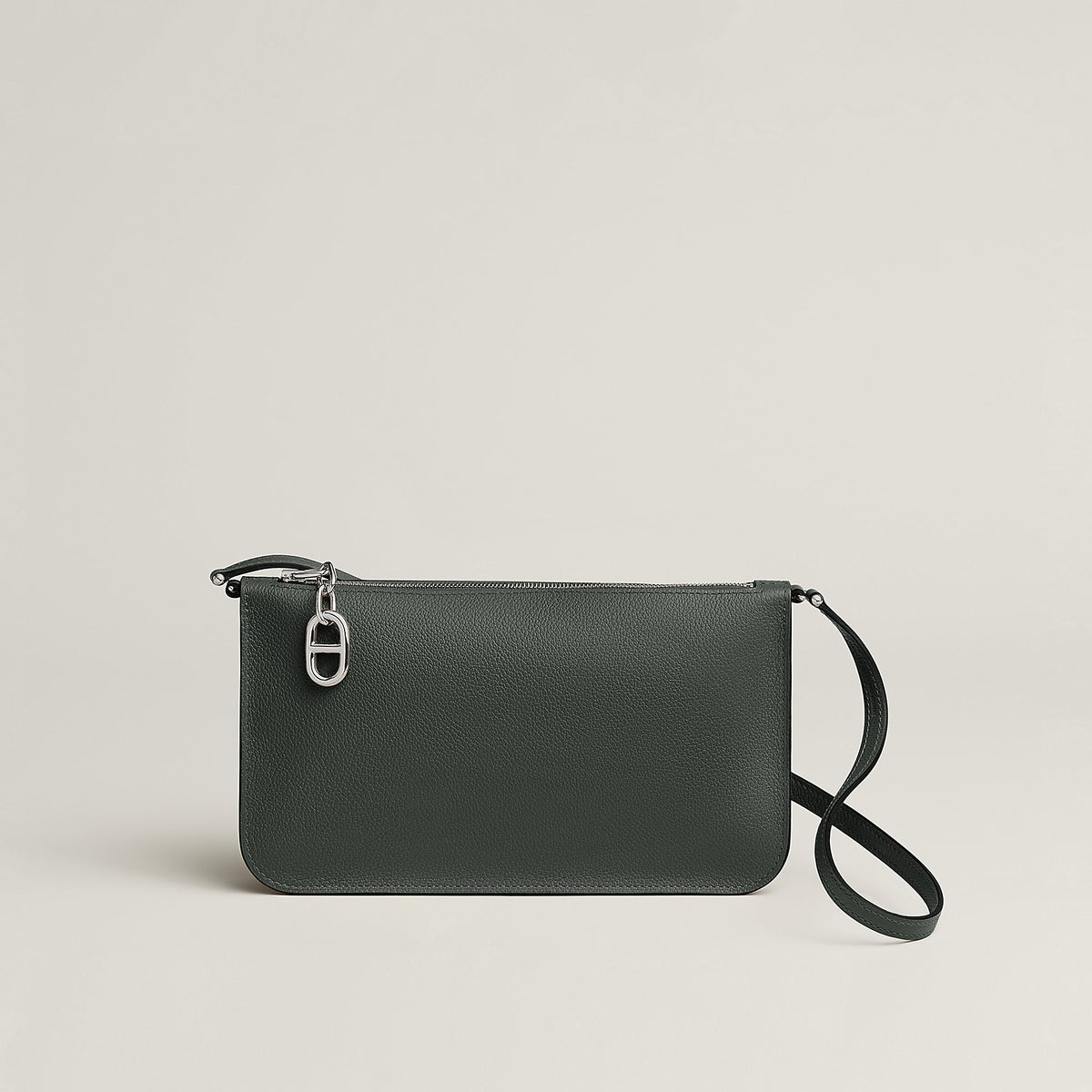 Hermes Zipengo Chaine D'Ancre To Go Pouch Vert Amande