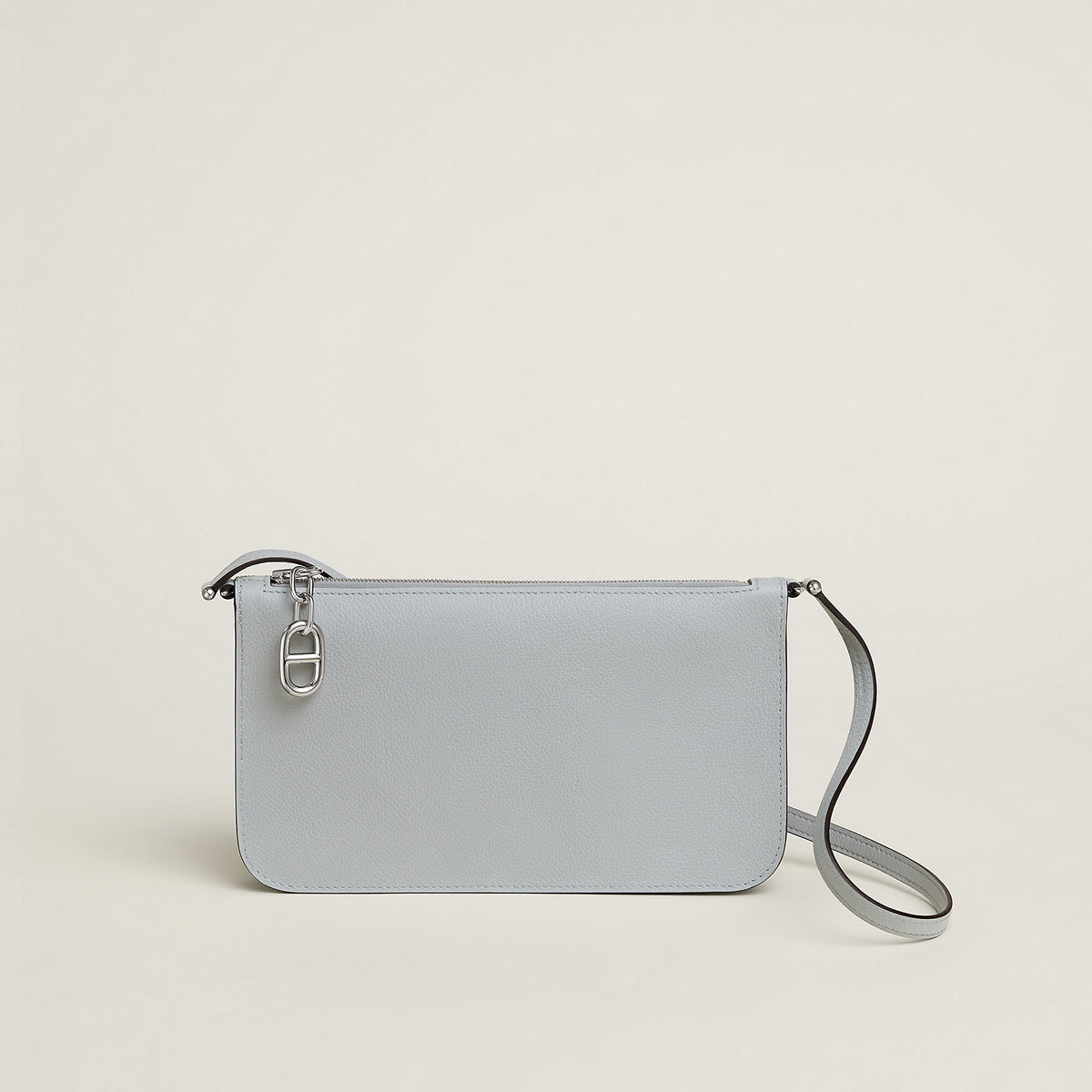 Hermes Zipengo Chaine D'Ancre To Go Pouch Bleu Glacier