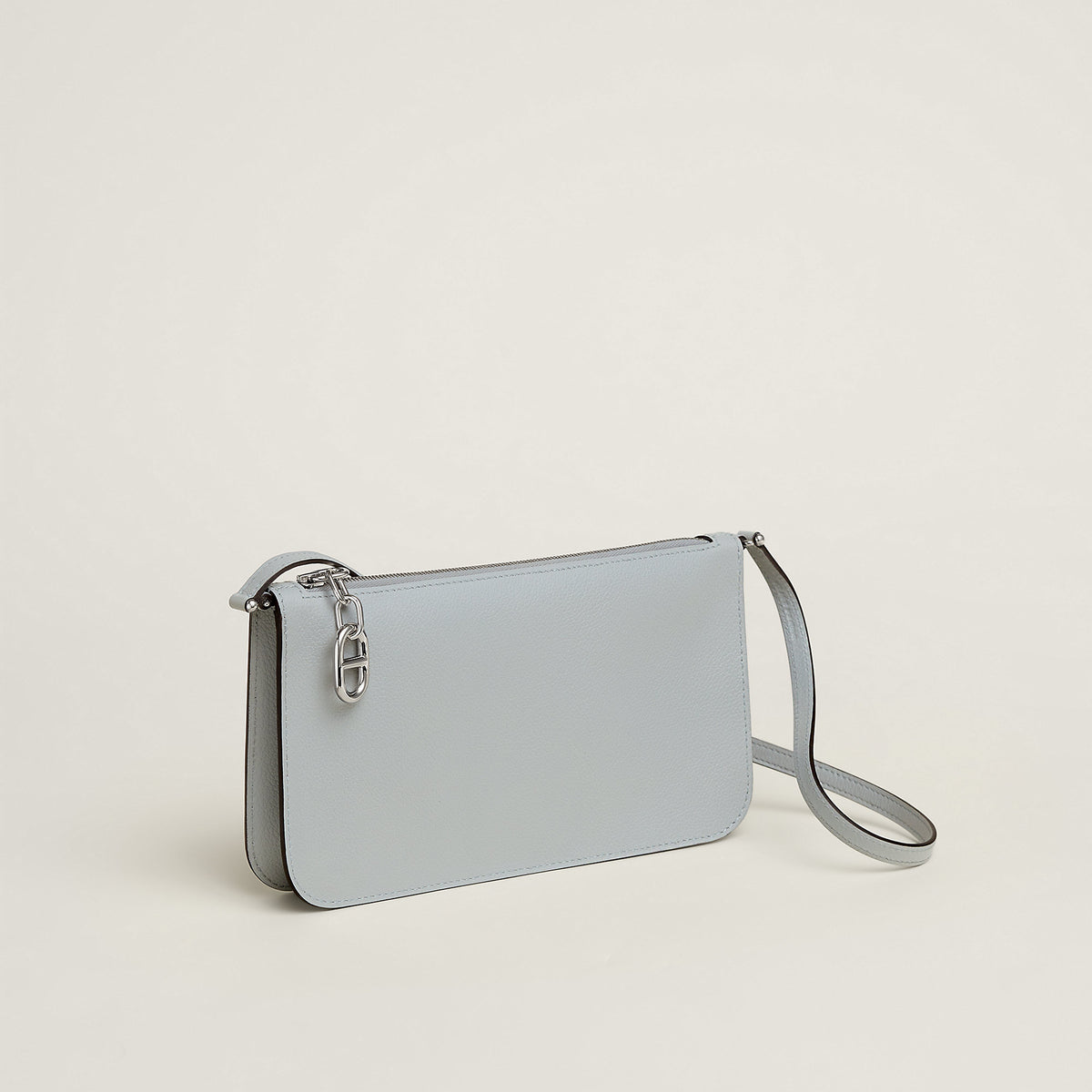 Hermes Zipengo Chaine D'Ancre To Go Pouch Bleu Glacier