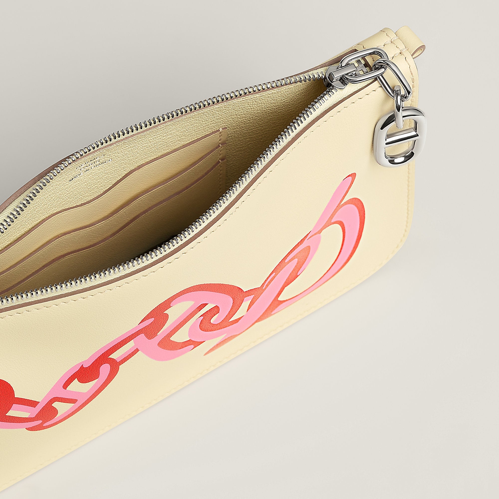 Hermes Zipengo Chaine D'Ancre To Go Pouch Jaune Milton