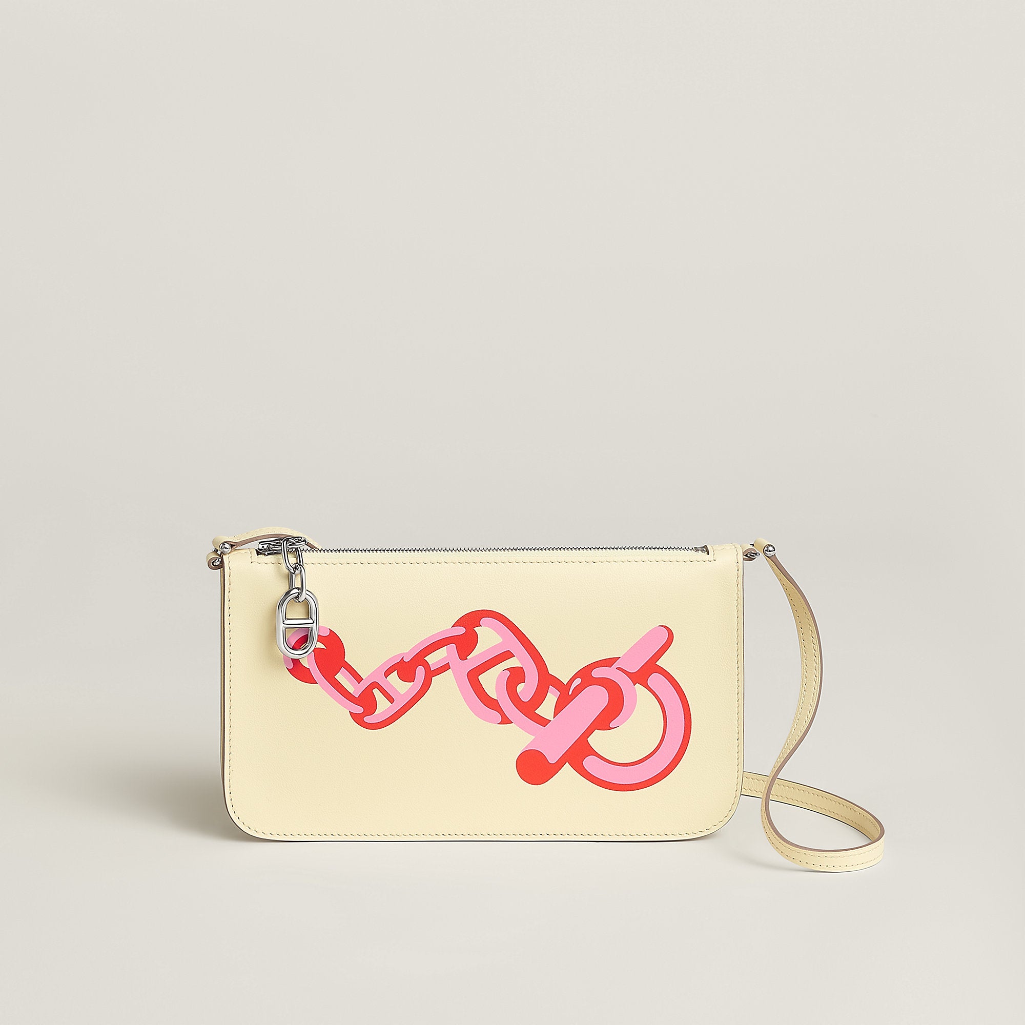 Hermes Zipengo Chaine D'Ancre To Go Pouch Jaune Milton