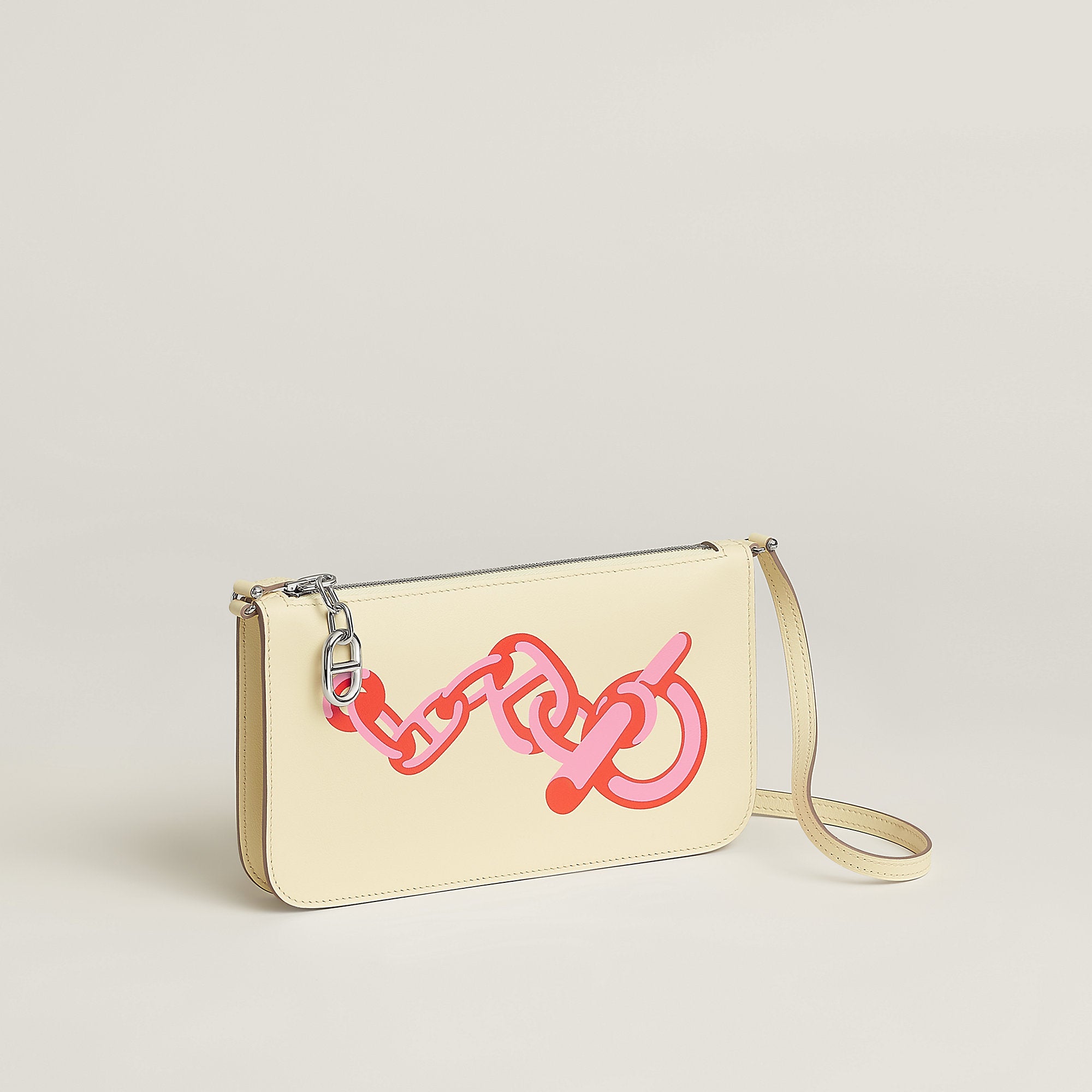 Hermes Zipengo Chaine D'Ancre To Go Pouch Jaune Milton