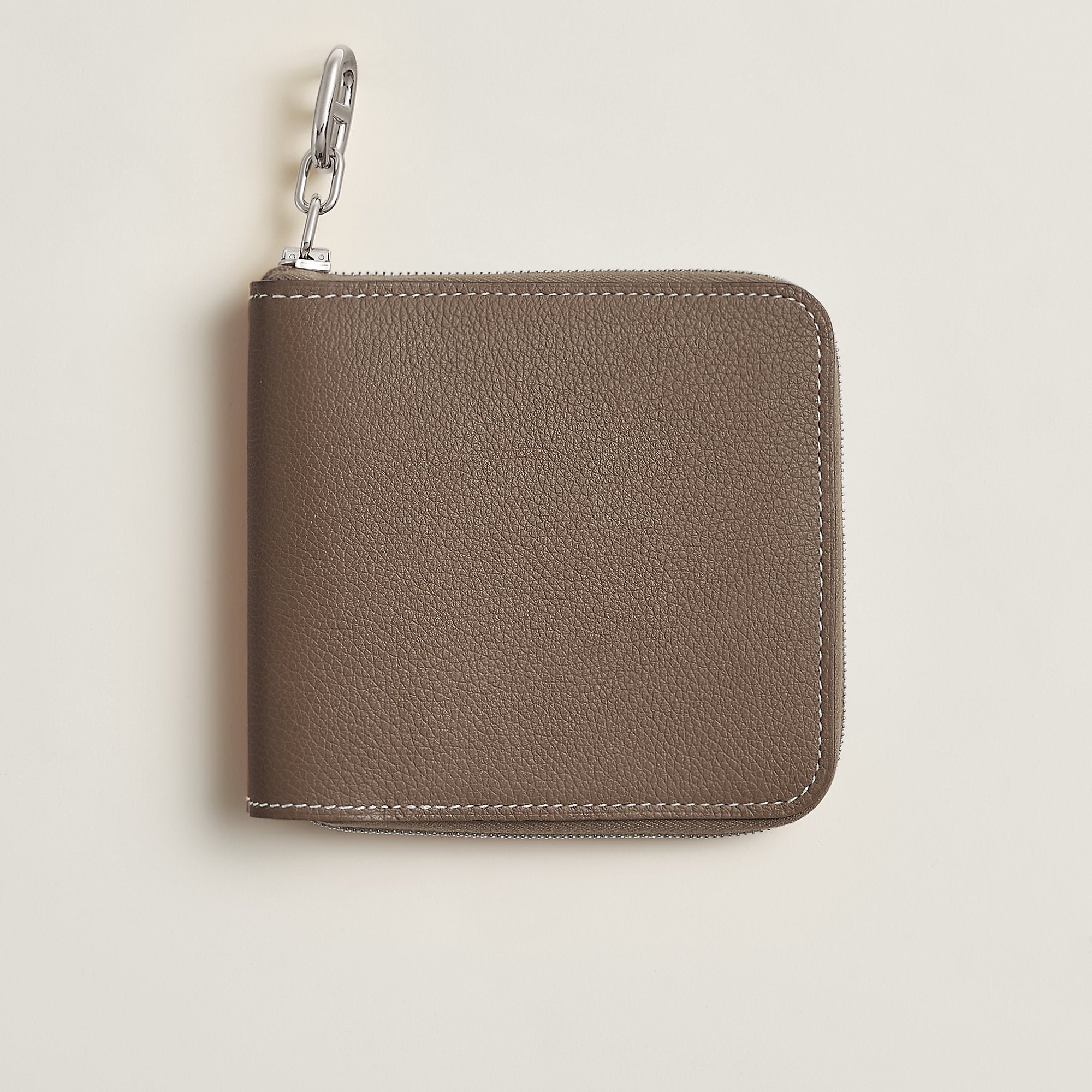 Hermes Zipengo Ii Chaine D'Ancre Wallet Toupe
