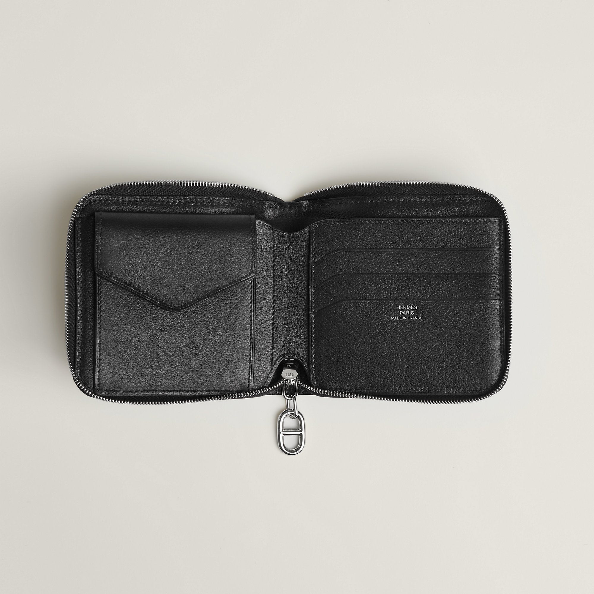Hermes Zipengo Ii Chaine D'Ancre Wallet Toupe