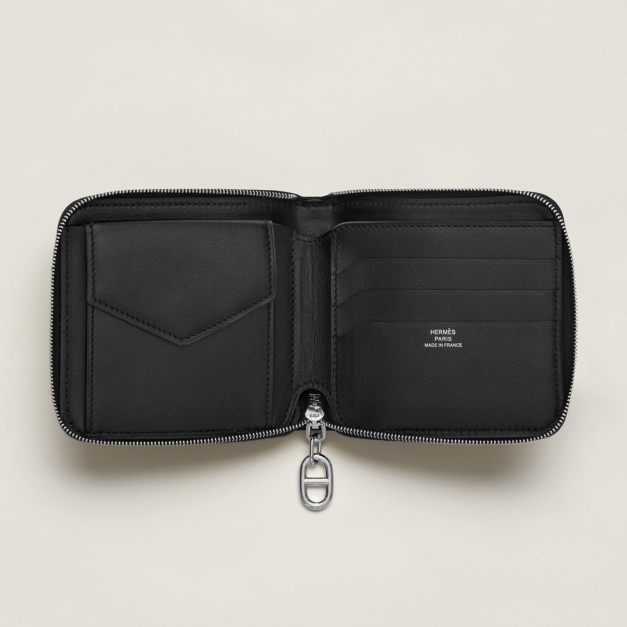 Hermes Zipengo Ii Chaine D'Ancre Wallet Toupe