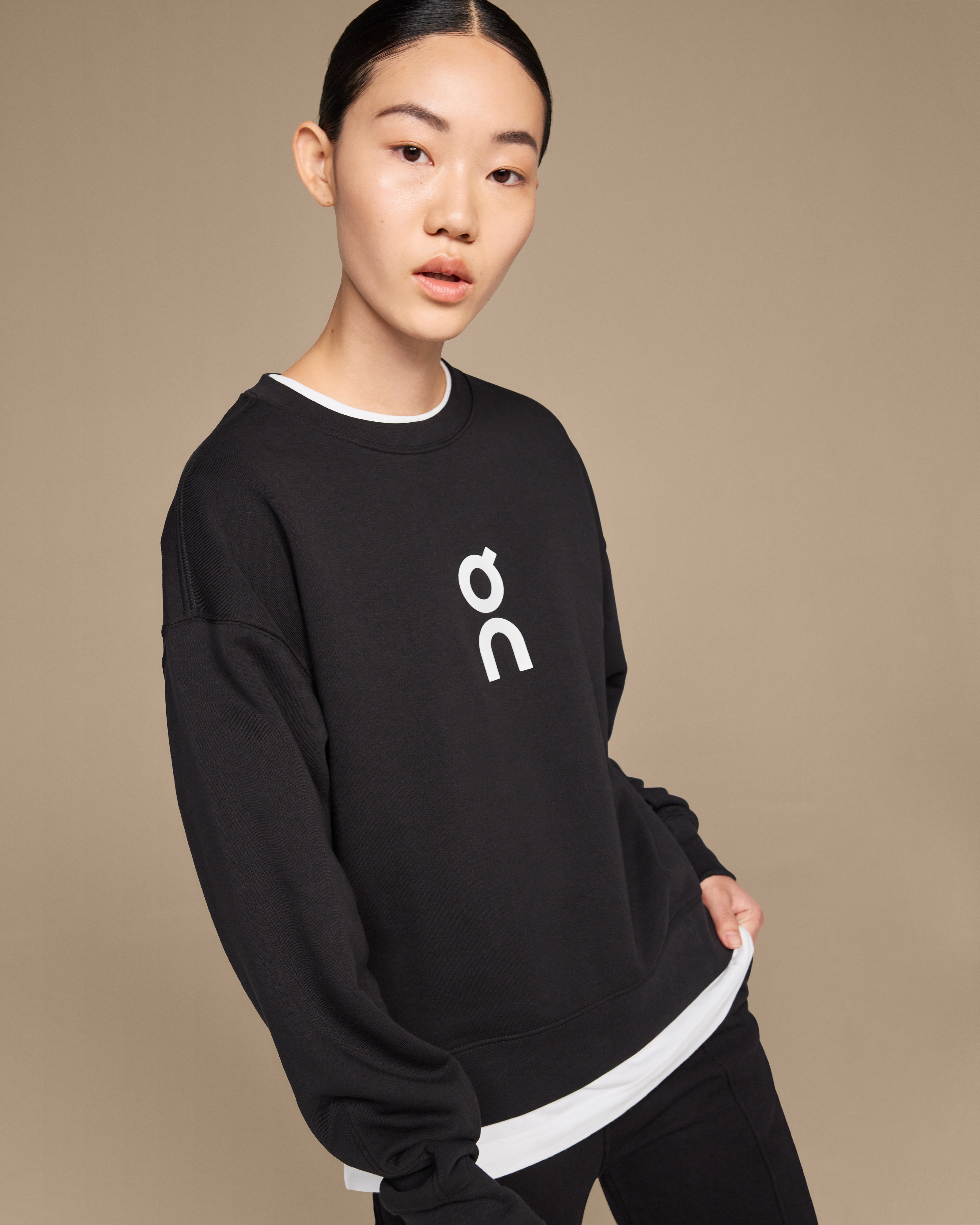 On Club Crew Black (Women'S)