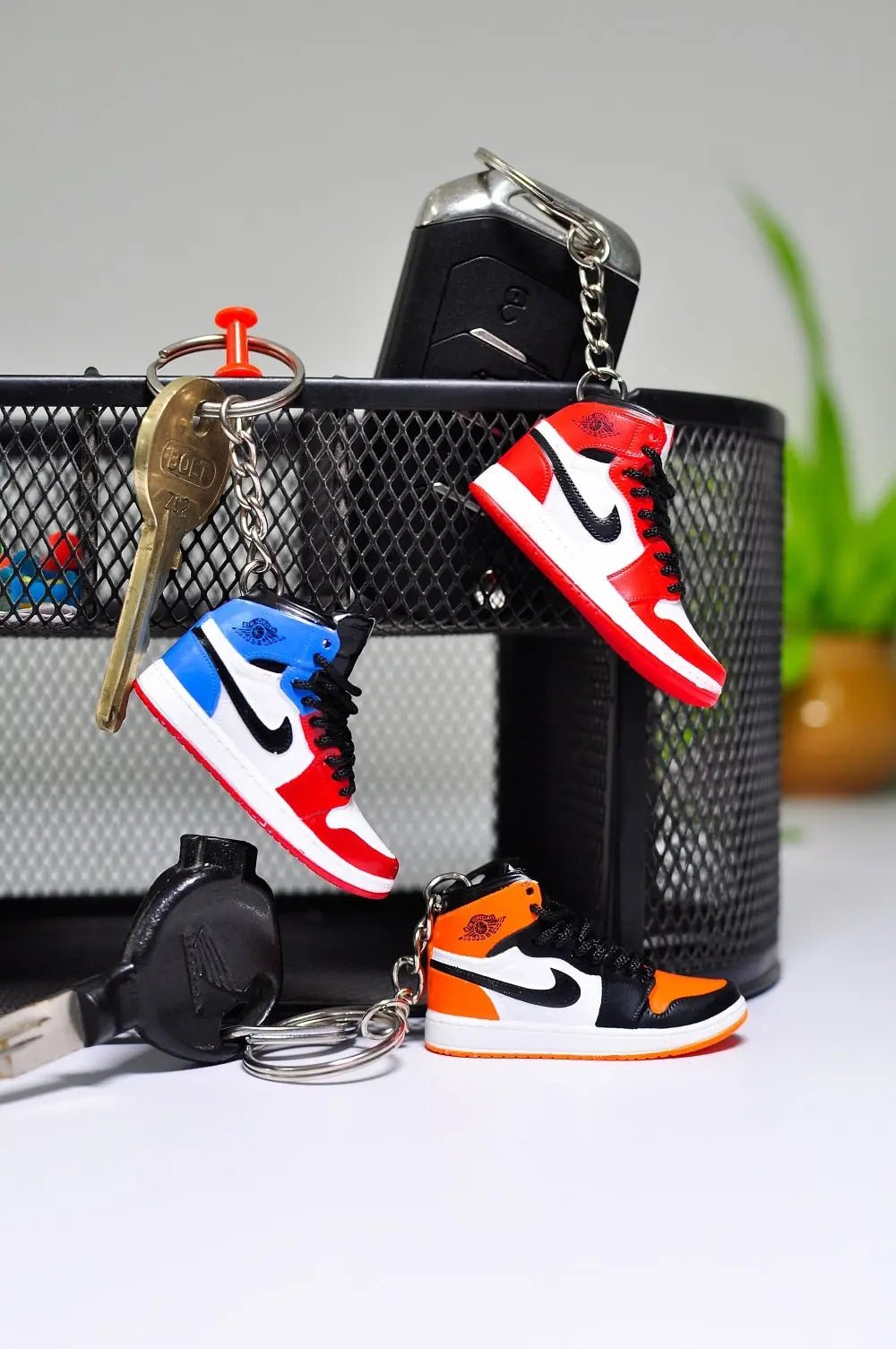 Jordan 4 Mini Shoe Keychain Single or Pair With or Without The Box