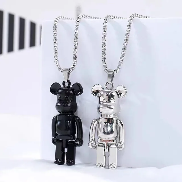 BEAR BRICKS SS PENDANT