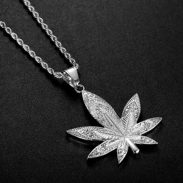 MARIJUANA LEAF PENDANT