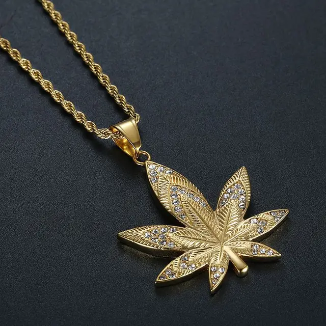 MARIJUANA LEAF PENDANT